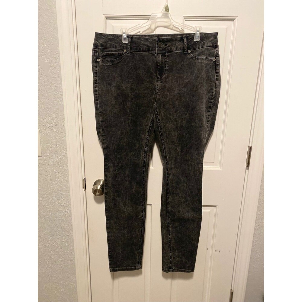 Maurices Charcoal Jean Jeggings Womens Size XL Regular